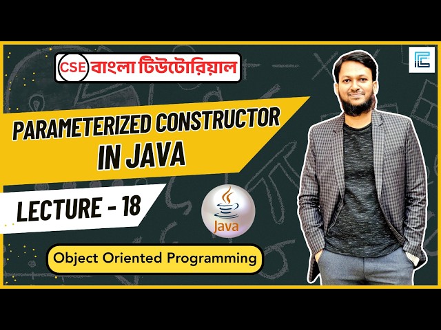 Lec-18: Parameterized Constructor in Java #constructor #javaprogramming