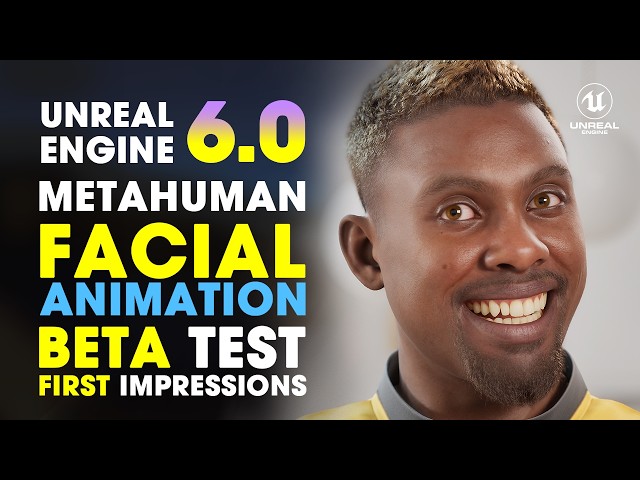 UNREAL ENGINE 6 MetaHuman Facial Animation BETA FIRST LOOK