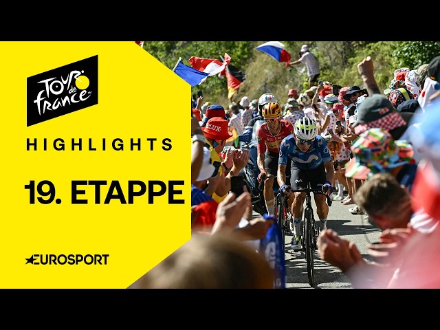 Part one of the epic Alpe d'Huez double | Highlights German | Stage 19 | Tour de France