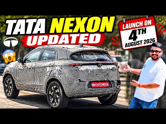 New Tata Nexon 2026 *LAUNCH ON 4TH* - Brezza Facelift Se Better? Nexon Facelift??