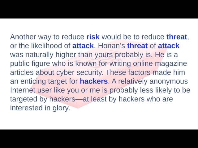 Lesson 3: Cyber Security Terminology
