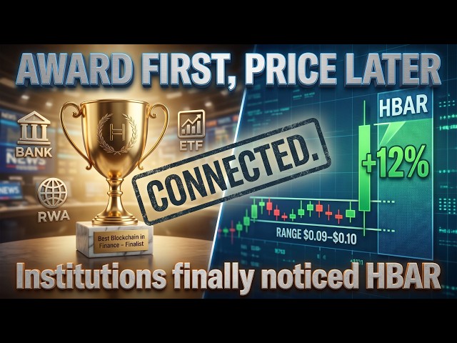 HBAR Named Finalist for Best Blockchain in Finance — And HBAR Just Jumped 12%