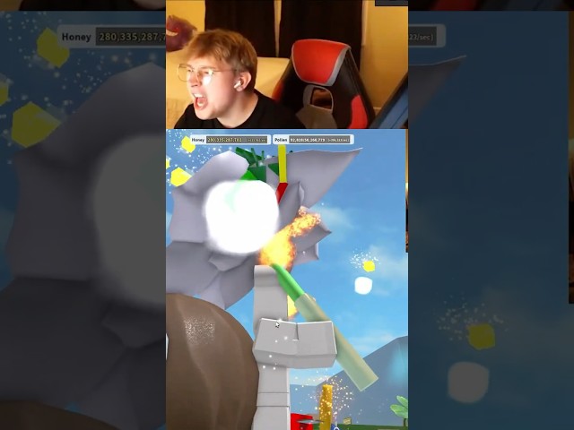 Mi hermano tiene problemas con Bee Swarm Simulator😭 #beesmas