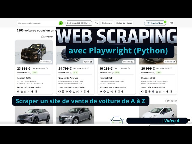Learn web scraping with Playwright and Python: Scraping a real website from A to Z | Episode 4