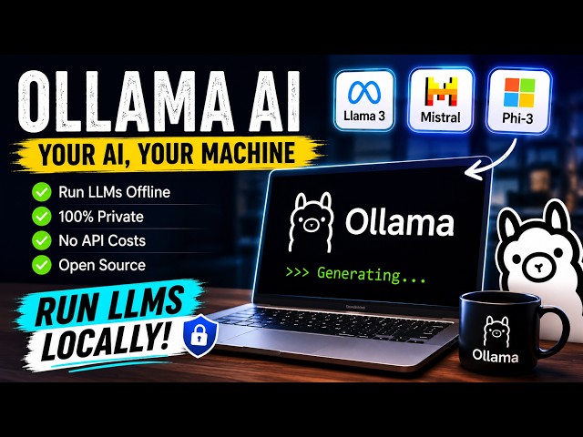 Ollama AI – Run LLMs Locally | Setup, Commands & Python Chat API Demo