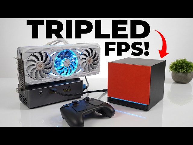 I Plugged A Desktop GPU Into The Steam Machine...