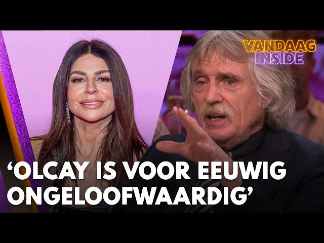 Johan Derksen over Olcay: 'Voor eeuwig ongeloofwaardig als voorvechter tegen huiselijk geweld'