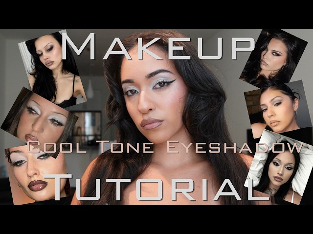 Cool Tone Eyeshadow Makeup Tutorial