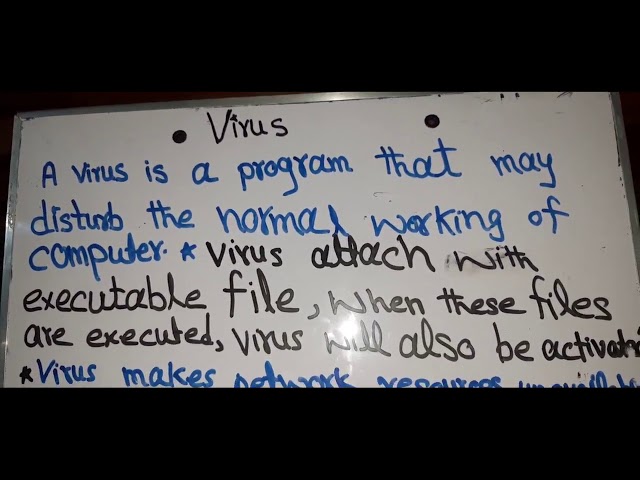 what is computer virus  and its causes| virus in computer |chapter 6 computer  | virus protection