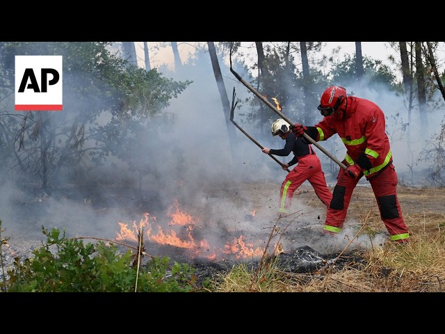 Firefighters still putting out smaller fires as French authorities evacuate some Bordeaux suburbs