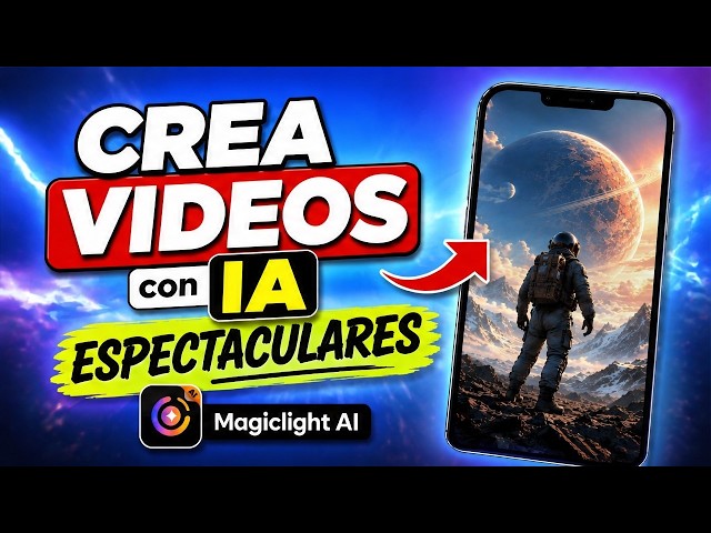 🔥CREA VIDEOS con IA ESPECTACULARES | Magiclight AI: Guía Paso a Paso