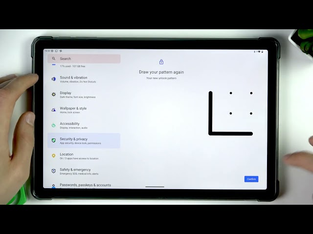 Set Up Face Unlock and Screen Lock on Black Shark Pad 7