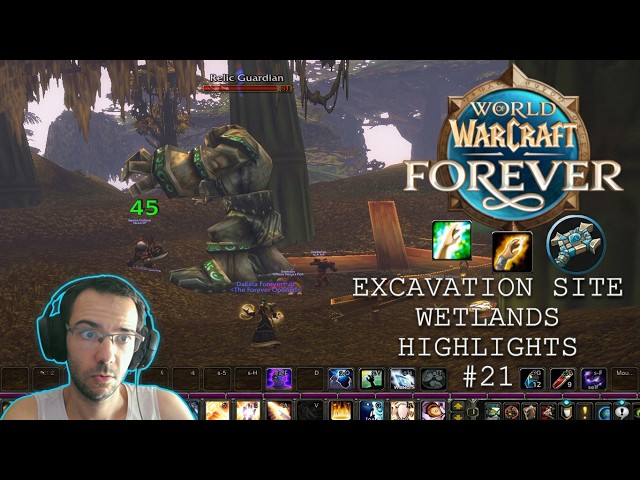 WoW Forever Beta #21 Excavation Site: Wetlands (New Dungeon) Priest Healing Gameplay Highlights