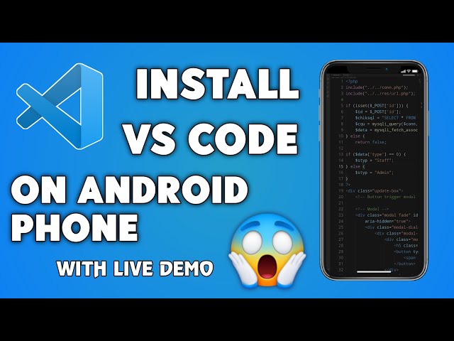 How To Install VS Code On Your Android Phone In Hindi || Install  Vs code On Android