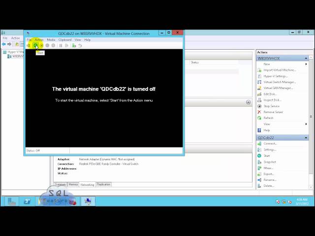 Installing SQL Server 2012 on windows Server 8