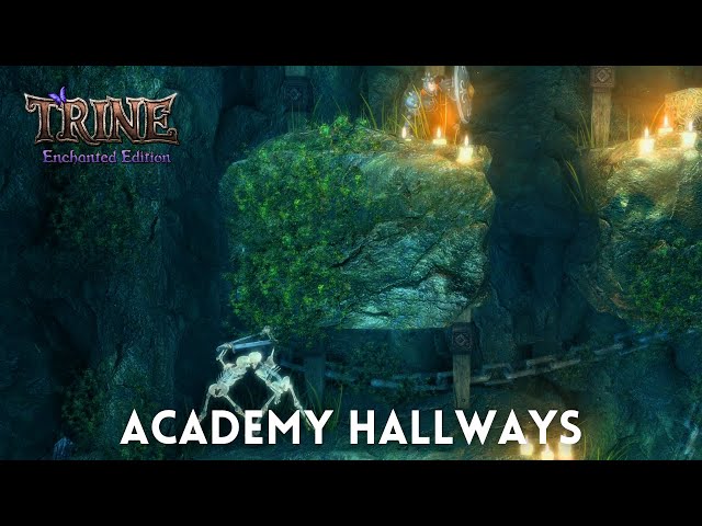 Trine [Enchanted Edition] - Walkthrough 4K 60FPS HDR - Academy Hallways (Hard)