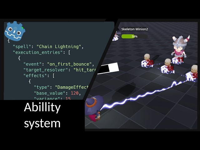 Modular Ability/Spell System in Godot — Composition, Data-Driven | Dev Log #1