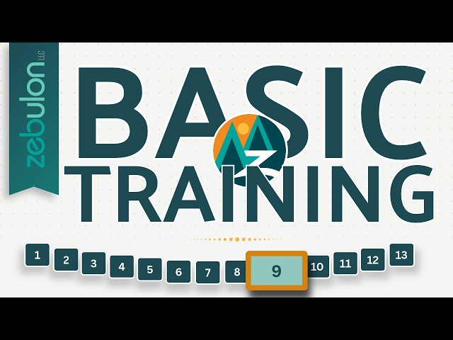 (Module 9) BASIC TRAINING by Zebulon LLC - Setting Financial Targets