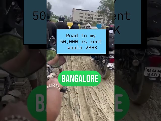 Roads in Bangalore 🥰 #bangalore #bangalorevlogs #bangalorenews #bangaloretour