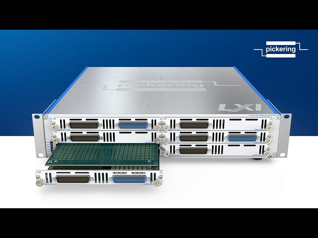 High-Density LXI Modular Matrix: Scalable Switching From 64x8 to 384x8 (65-217)