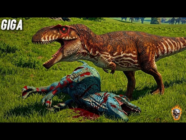 GIGANOTOSAURUS the BEST APEX CARNIVORE in TCI.. It's a beast....