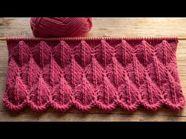 Knitting design/pattern for cardigan, sweater, jacket, frock, shawl, blanket