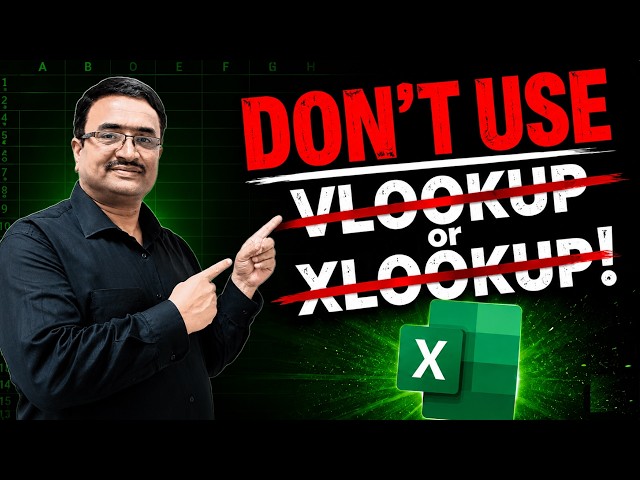 Never Use VLOOKUP or XLOOKUP in Excel Again, This is Better