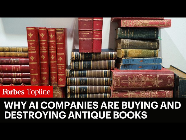 AI Companies Are Buying—And Destroying—Antique Books. Here’s Why.