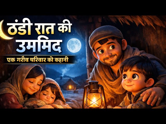 ठंडी रात, माँ-बाप का प्यार ❤️ | गरीब परिवार की कहानी #trend #explore #viral @MrBeast 
