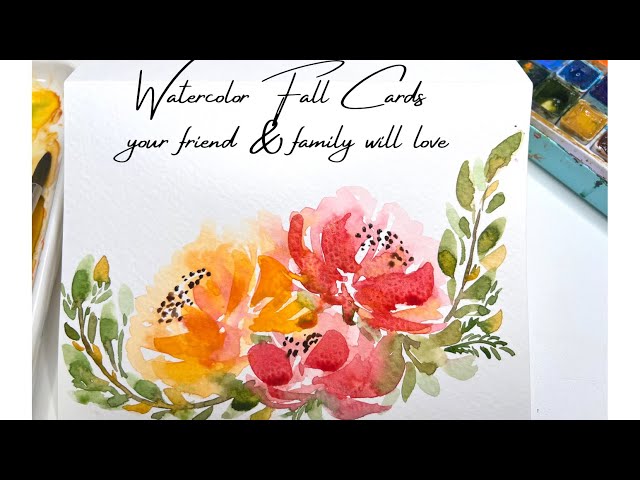 Watercolor Cards your friends will love, For my Beautiful beginners