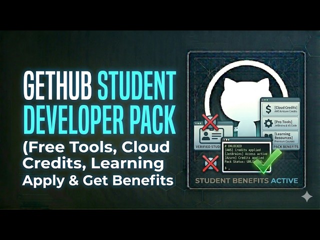 How to Get the GitHub Student Developer Pack | Free Premium Pro Tools