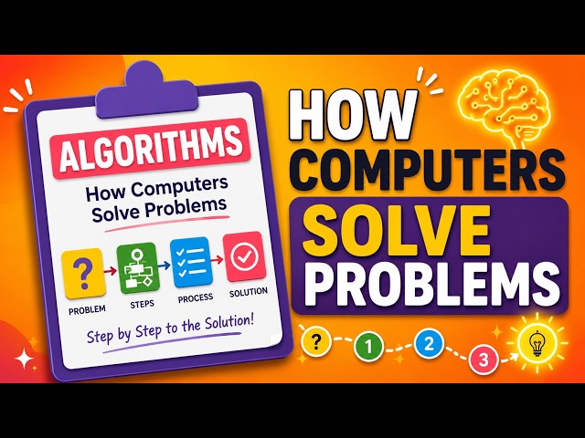 How a computer SOLVES problems !!! | What is an ALGORITHM