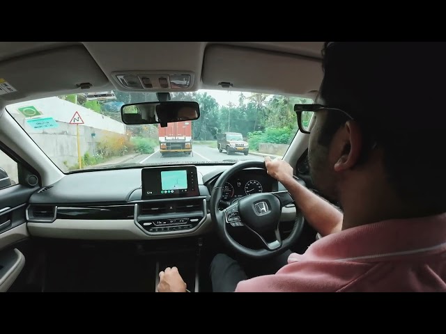 🌧️☔Driving in Rainy Wet Roads, Honda Elevate Manual