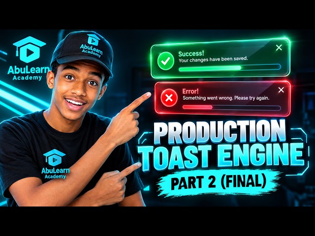 Build a Production-Ready Toast Notification Engine | JavaScript & CSS (Part 2)