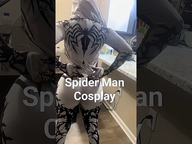 Spider man Cosplay costume Miles Morales trend💃