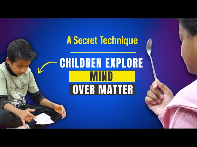Kids Move Objects with Mind & See Future After Special Training