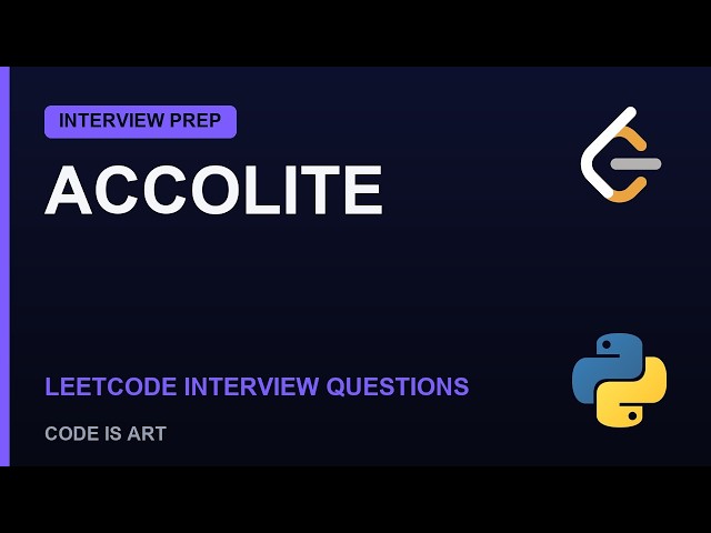 Accolite Coding Interview Questions 2026 | LeetCode Python Solutions