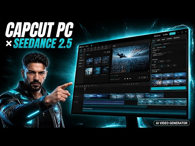 The Best Video Generator: Seedance 2.5 + CapCut. Awesome AI GENERATOR!