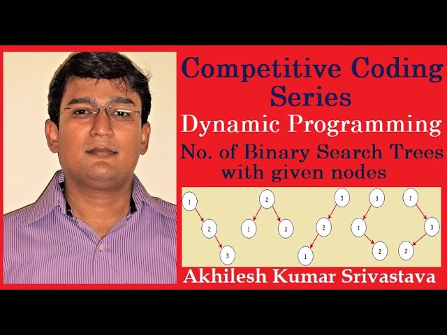 Competitive Coding: Dynamic Programming: Lecture 3 (No of Binary Search Trees with given nodes)
