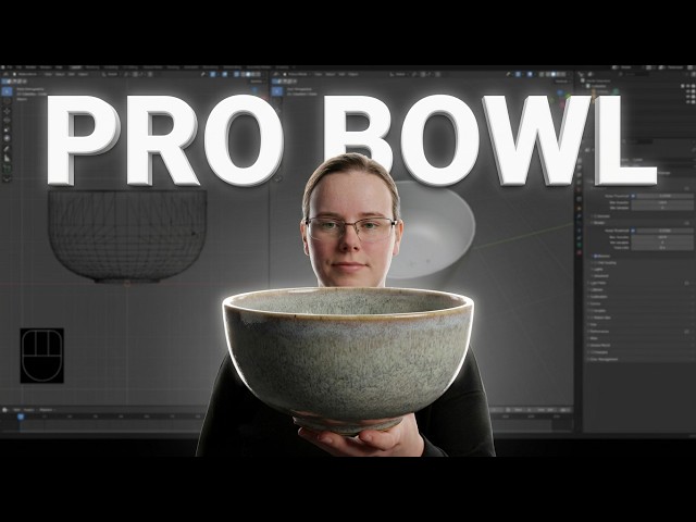 Make a bowl. Blender Tutorial (#25)(S5)