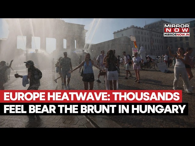 Europe Climate Crisis: Record-Low Danube River In Budapest As Heatwave Intensifies | WATCH