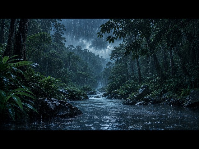 🔴 No Ads | Can’t Sleep? Let This Forest Rain Guide You to Dreamland | 24/7 LIVE