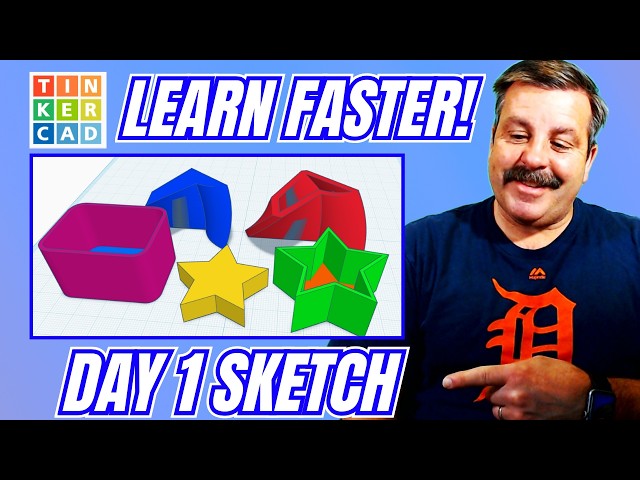 The Tinkercad Sketch Tool: Up Your CAD game in 15 Minutes! 💯🔥