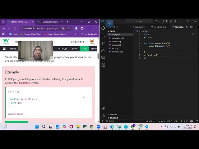 Pemrograma Web: Superglobals & PHP Form