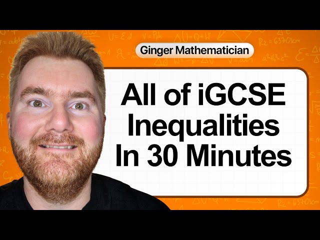 All of iGCSE Inequalities with Linear Programming: What You Need To Know