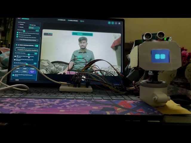 I Built a Robot Controlled by Head & Hand Movements! 🤖 (ESP32 + MediaPipe AI)