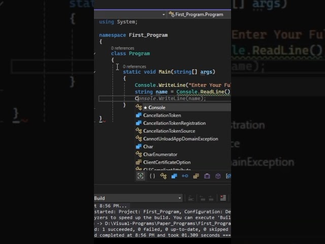 C# Basic Program Explained Easily | C# Tutorial for Beginners #csharp #coding #codinglife #viral
