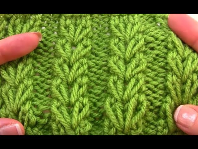 Puff Rib Stitch in Needles (constellate stitch) -  stitch no.26