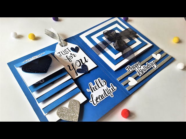 Beautiful Handmade Birthday Card | Birthday Greeting Card idea | Tutorial