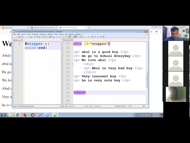 Html CSS Bangla Tutorial Class 9